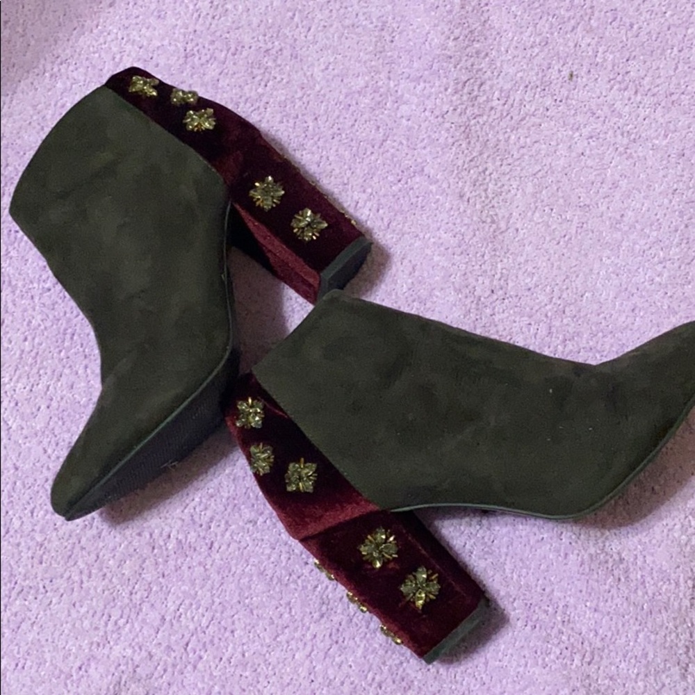 Bedazzled booties